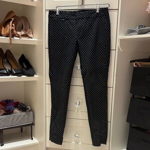Banana Republic Black and White Polka Pants